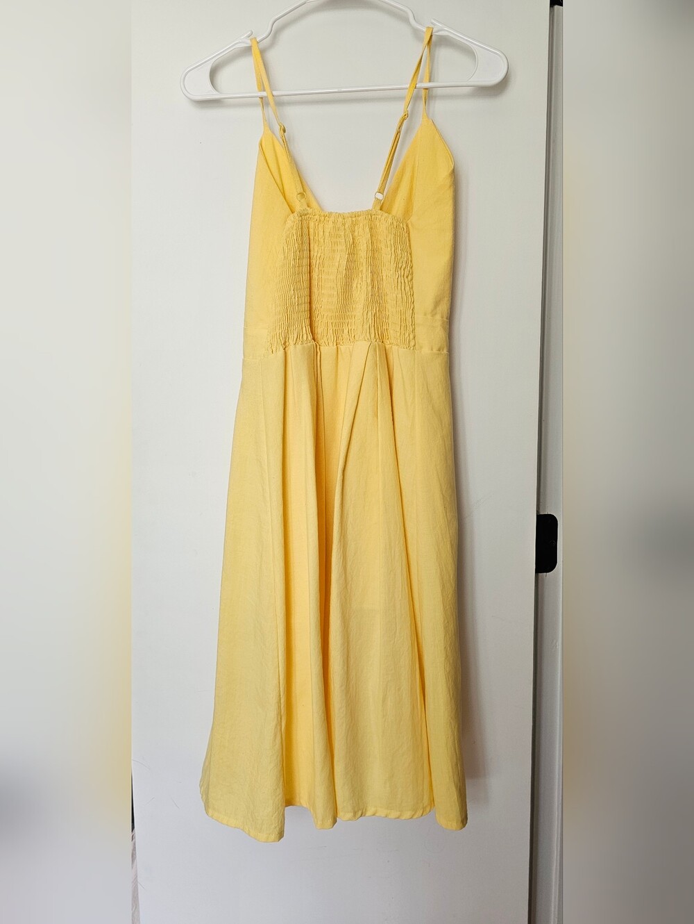 Yellow Tie-Front Sundress - Picture 2 of 4
